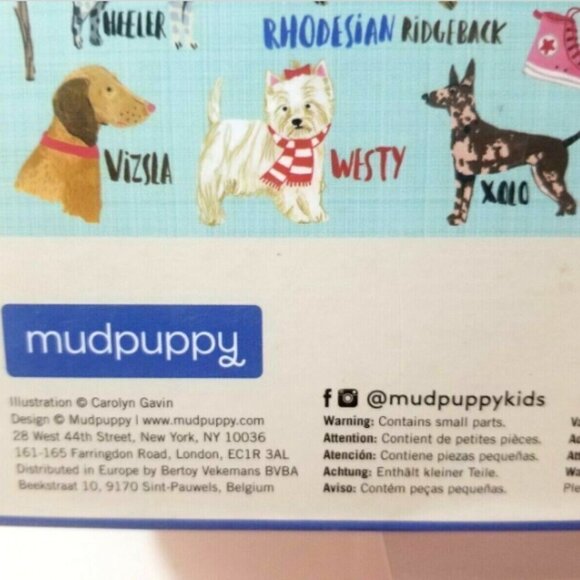 Hotdogs A-Z 1000 Piece Jigsaw Puzzle Dogs Mudpuppy New Factory Sealed - Picture 11 of 12